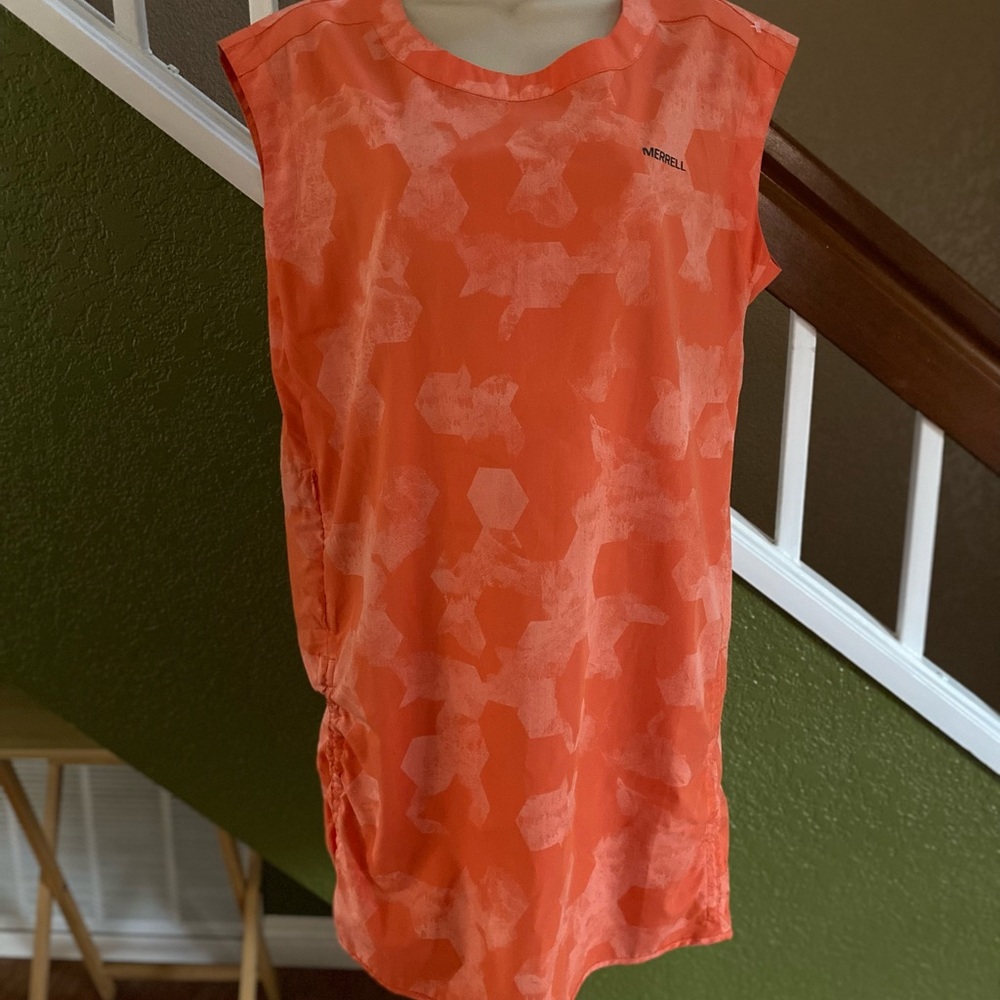 Merrell Hydro Hike Dress Goldfish Orange Performance Quick Dry UPF 50 Size S/P